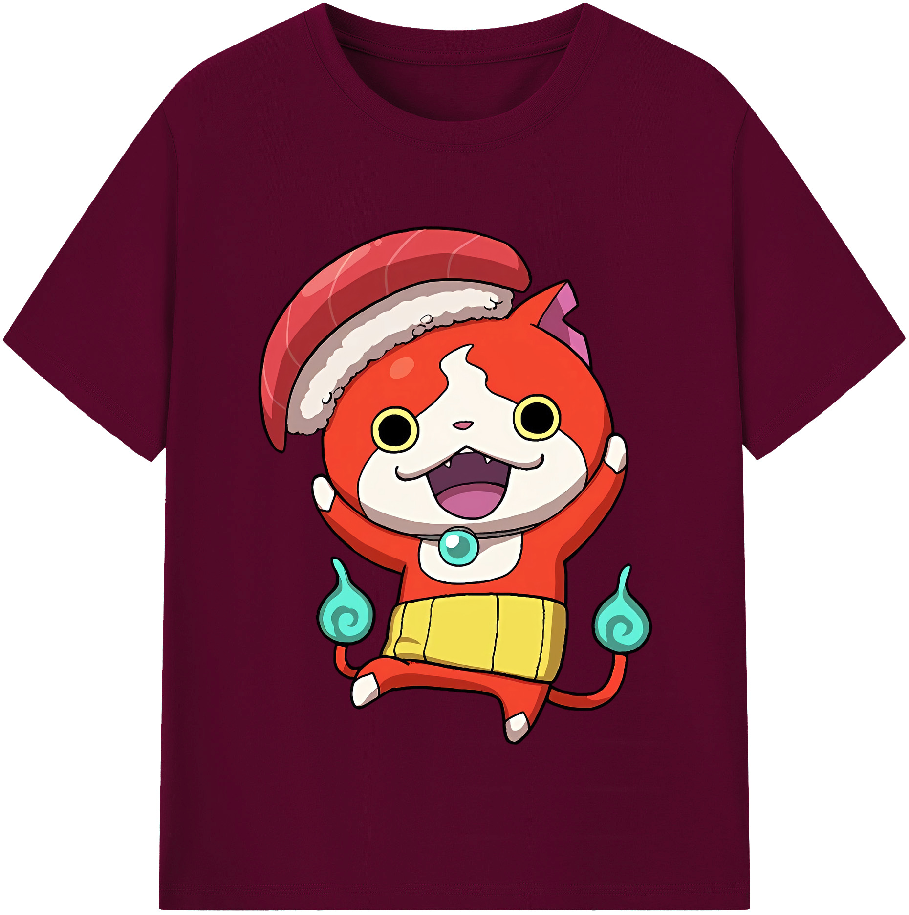 （画像用） 妖怪ウォッチ Yo-kai Watch レディースカジュアルプリントTシャツ（綿100％）